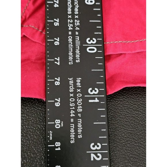 TMT Shirt Men 3XL Red Button Up Long Sleeve Embroidered Logo Knit VTG Flip Cuffs - Picture 11 of 12